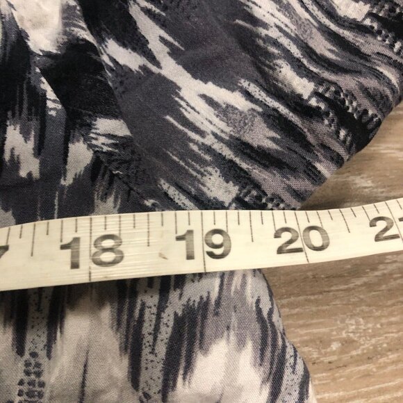 Gloria Vanderbilt Casuals Womens Blouse Size 1X Shirt Top Aztec Boho‎ Witchy - Picture 4 of 6